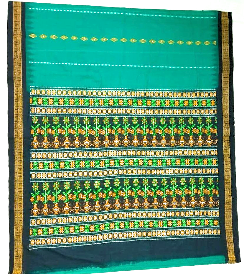 Handcrafted  Cotton Saree : Traditional Bodybandh Woven Saree From Artisans Of Odisha