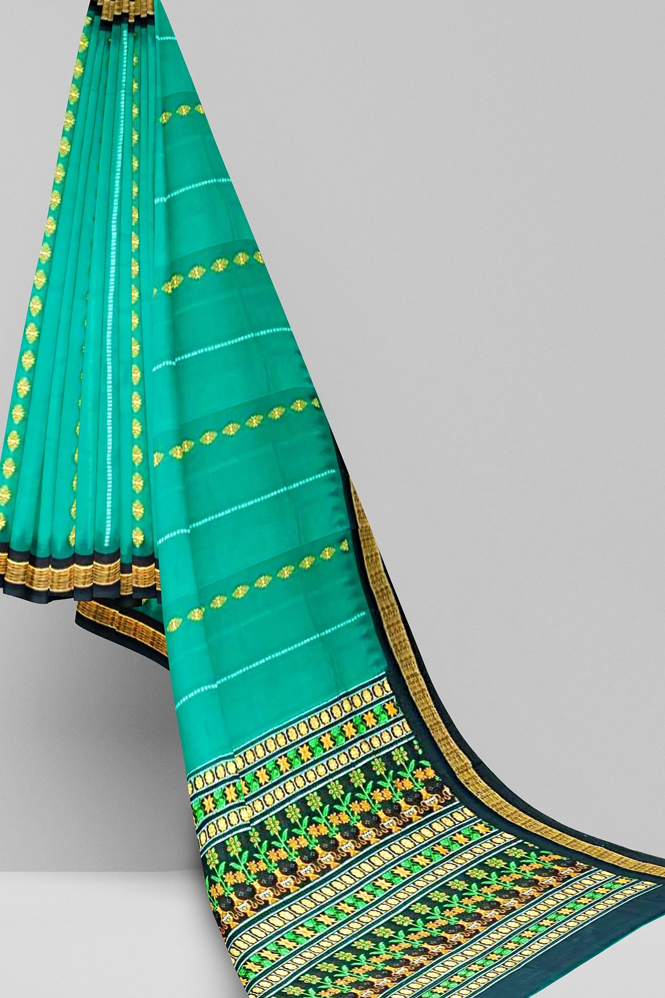 Handcrafted  Cotton Saree : Traditional Bodybandh Woven Saree From Artisans Of Odisha