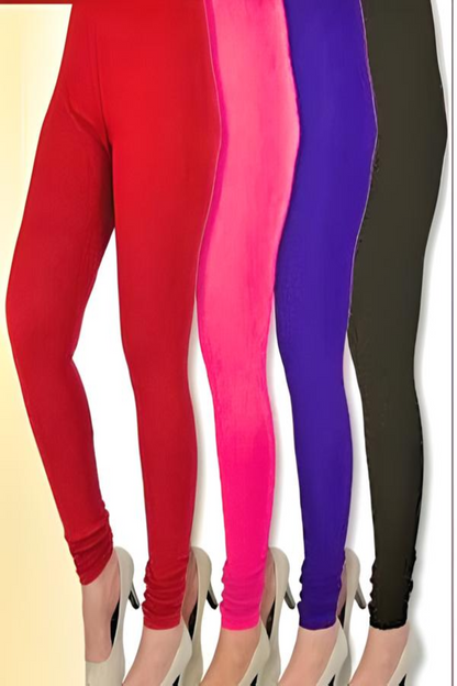 Cotton leggins for Women Soft and Comfortable - Free Size Chudidar Leggins