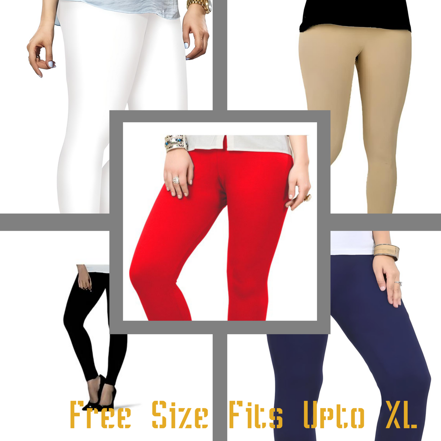 Cotton leggins for Women Soft and Comfortable - Free Size Chudidar Leggins