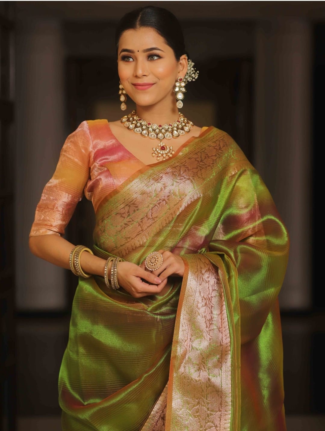 traditional silk saree