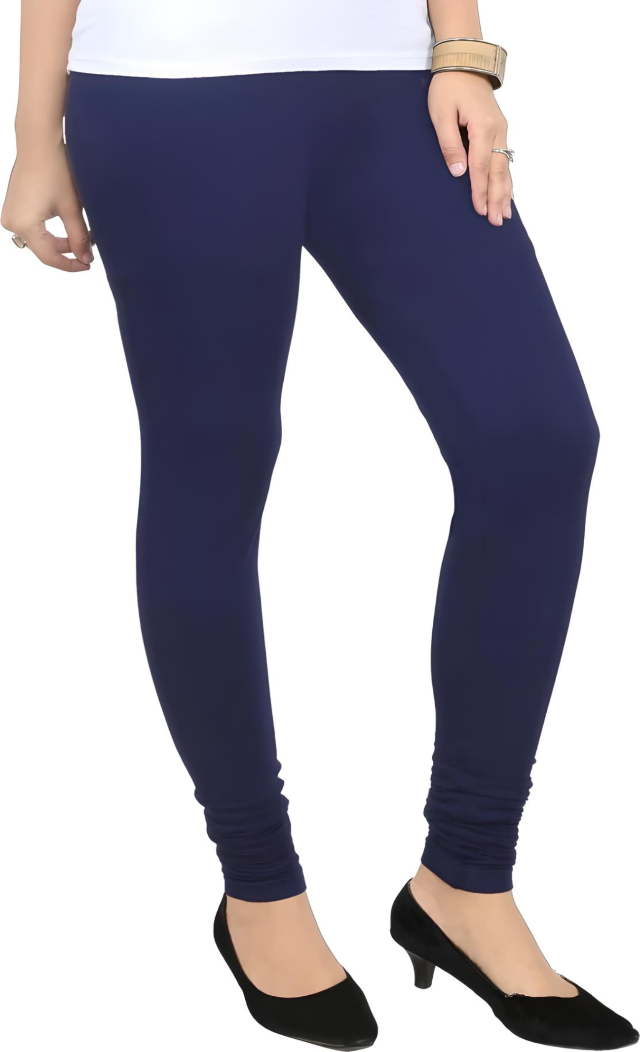 Cotton leggins for Women Soft and Comfortable - Free Size Chudidar Leggins